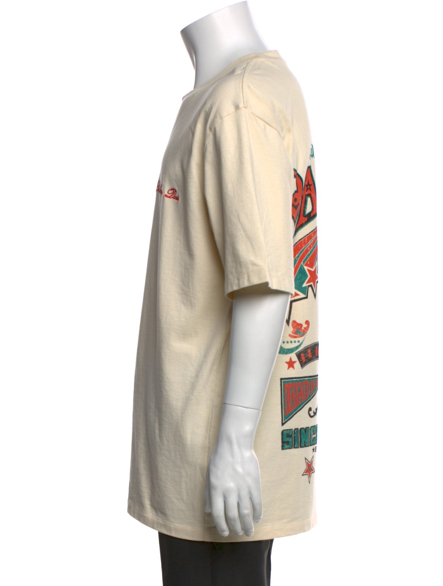 Balmain Graphic Print Crew Neck T-Shirt