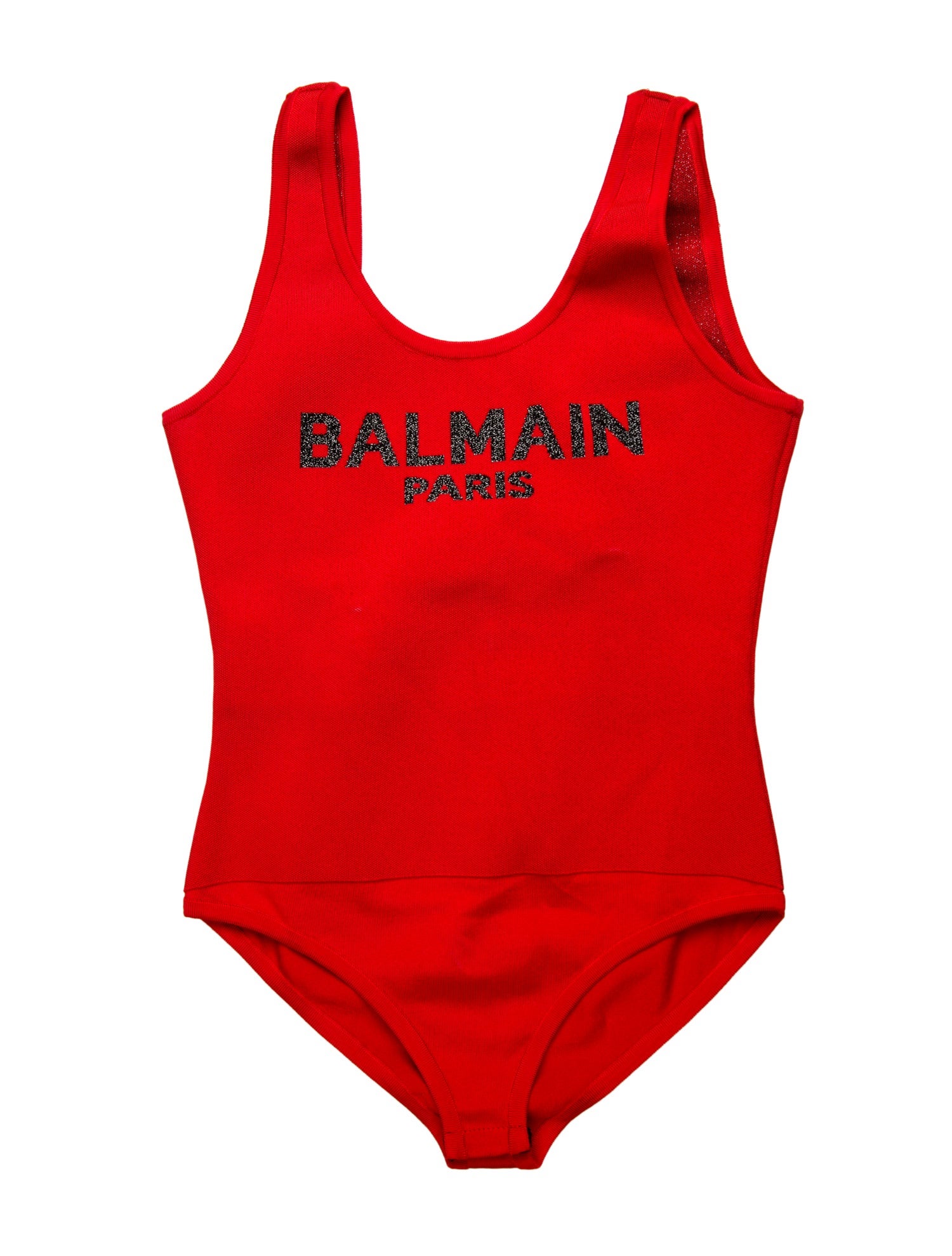 Balmain Scoop Neck Sleeveless Bodysuit