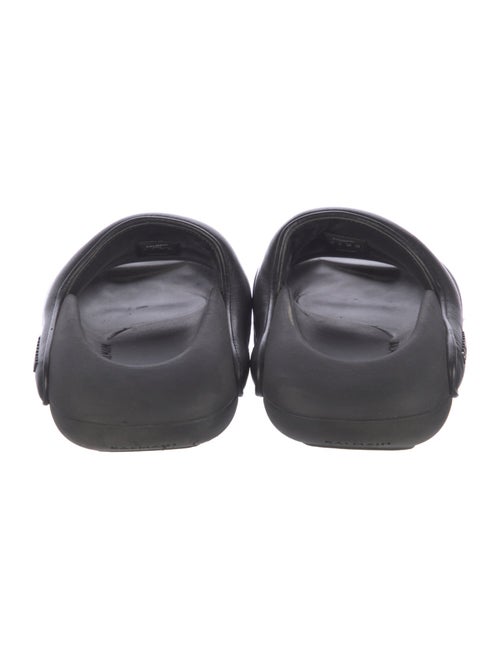 Balmain Quilted Pattern Rubber Slides