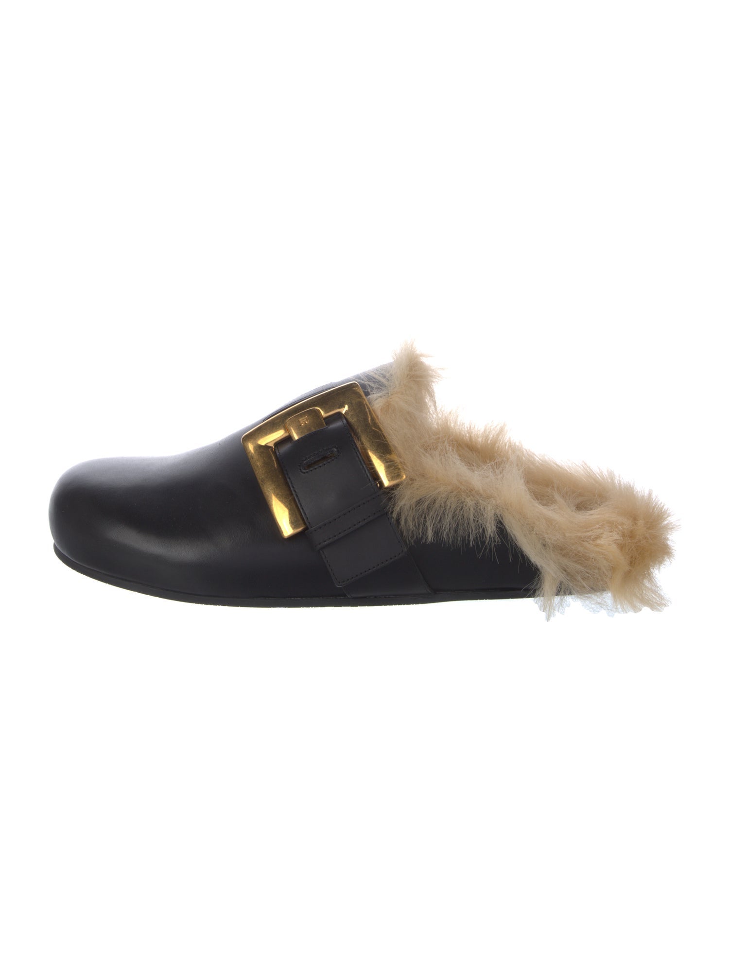 Balmain Leather Slippers