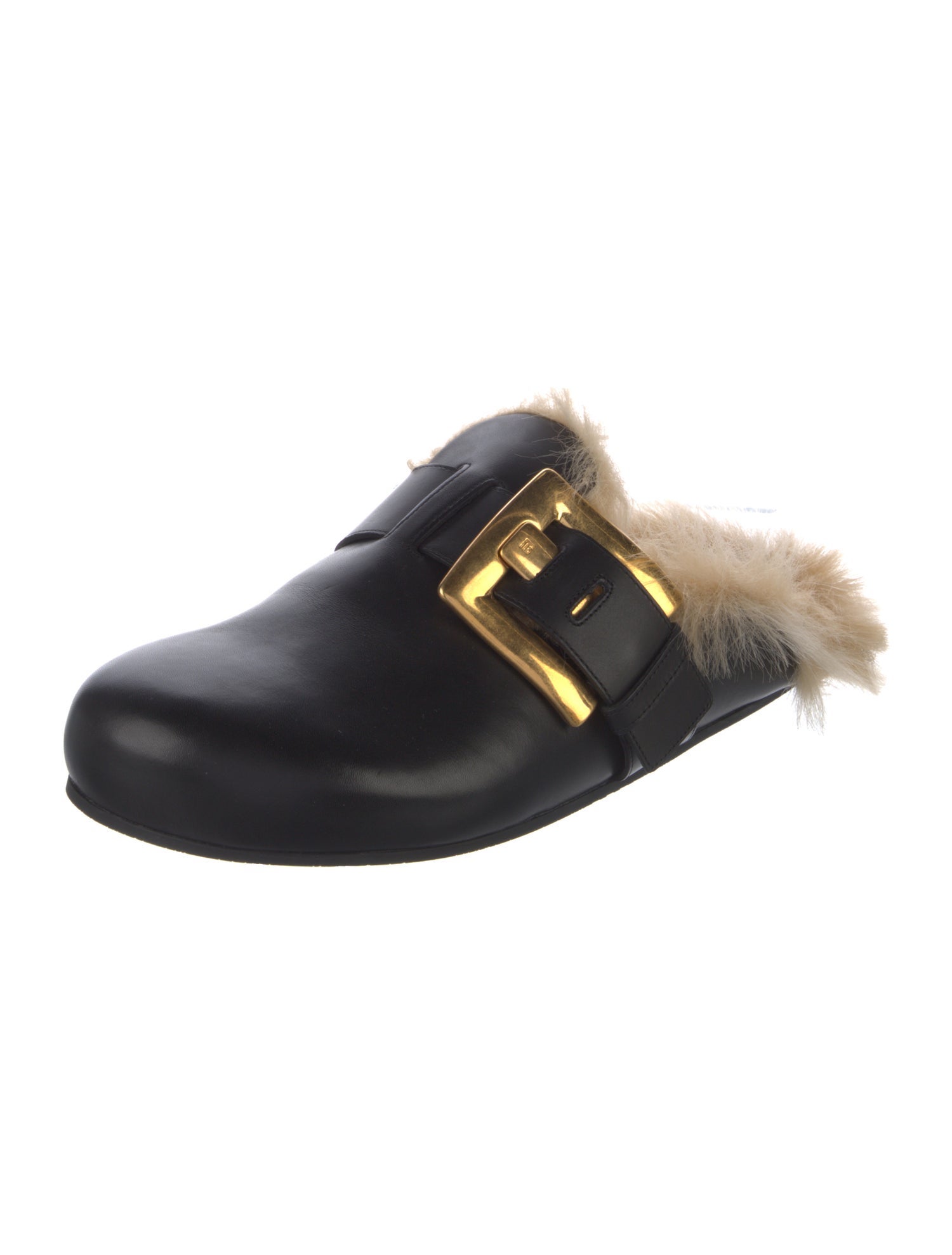 Balmain Leather Slippers