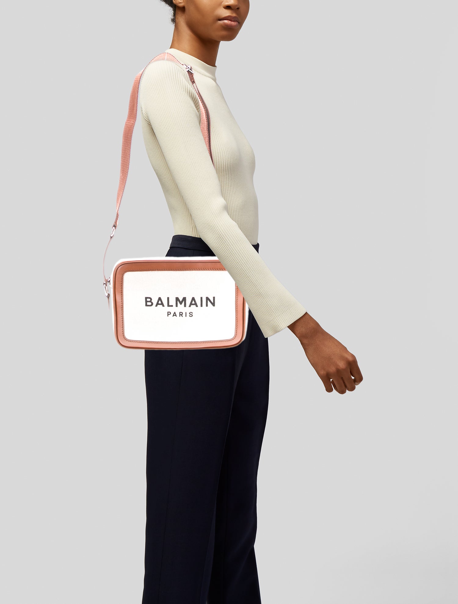 Balmain Canvas Crossbody Bag