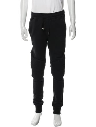 Balmain Raw-Edge Trim Lounge Bottoms