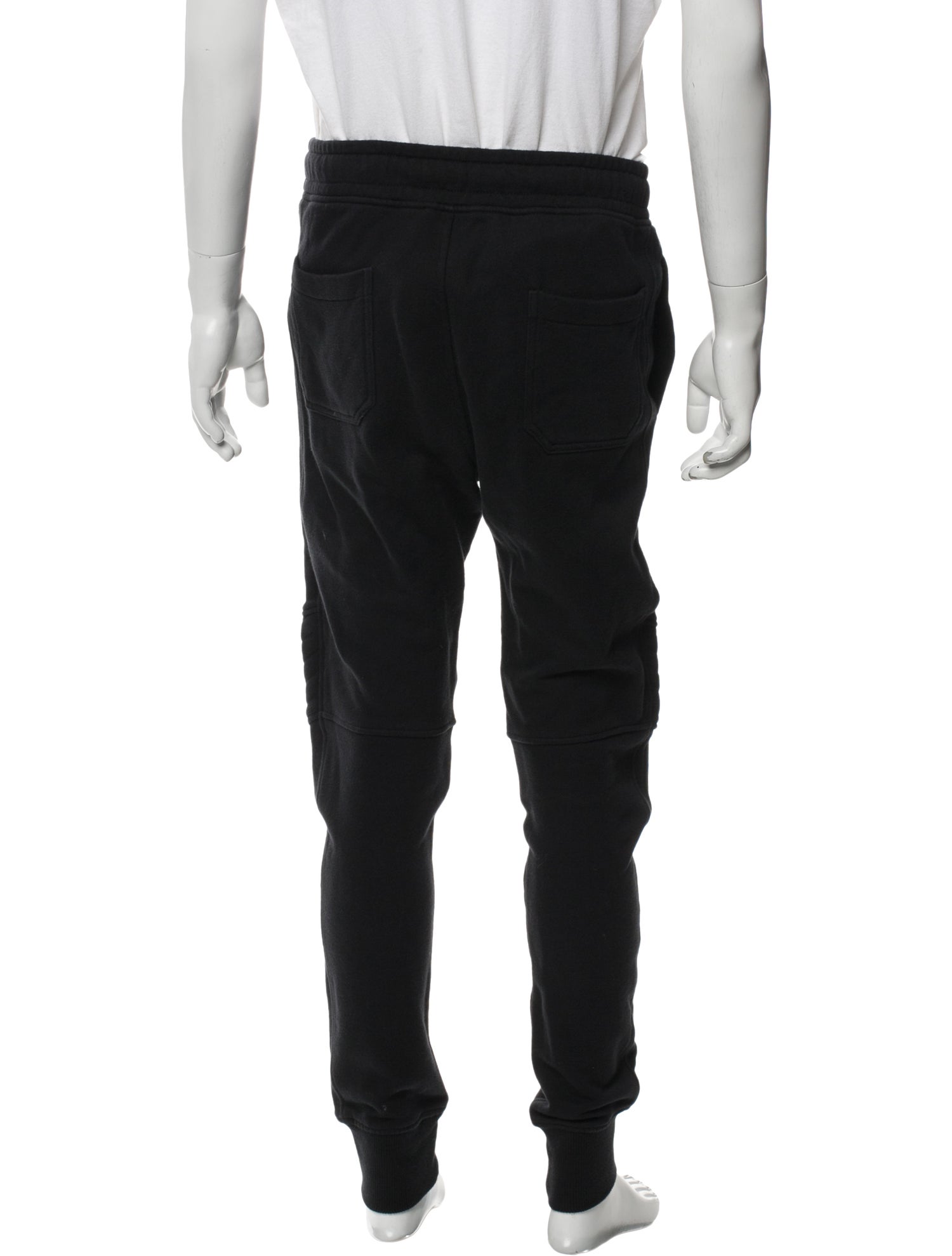 Balmain Raw-Edge Trim Lounge Bottoms