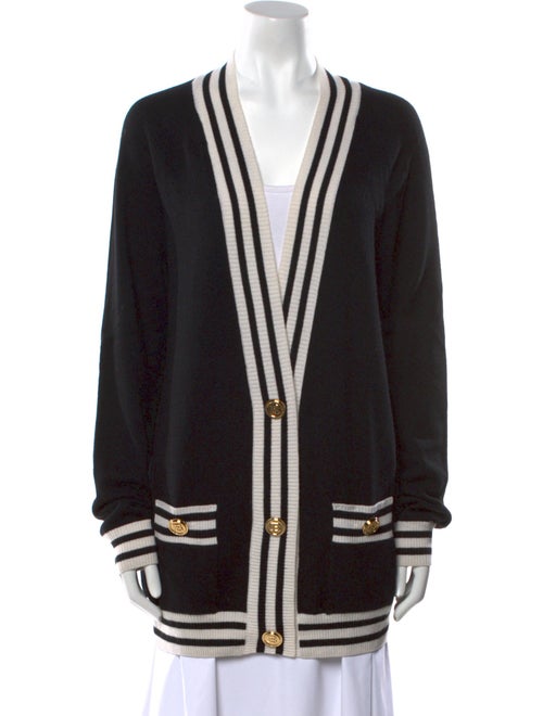 Balmain Wool Striped Sweater