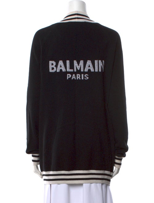 Balmain Wool Striped Sweater
