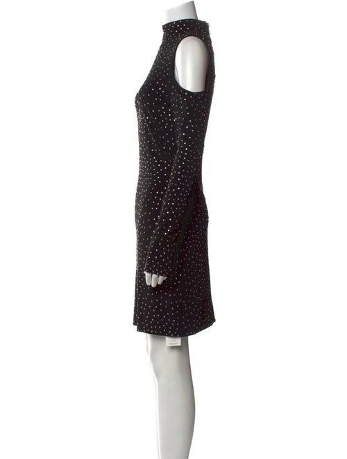 Balmain Polka Dot Print Mini Dress