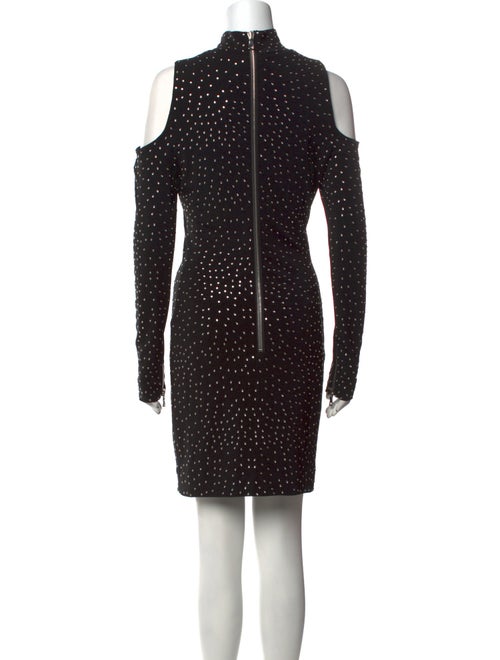 Balmain Polka Dot Print Mini Dress