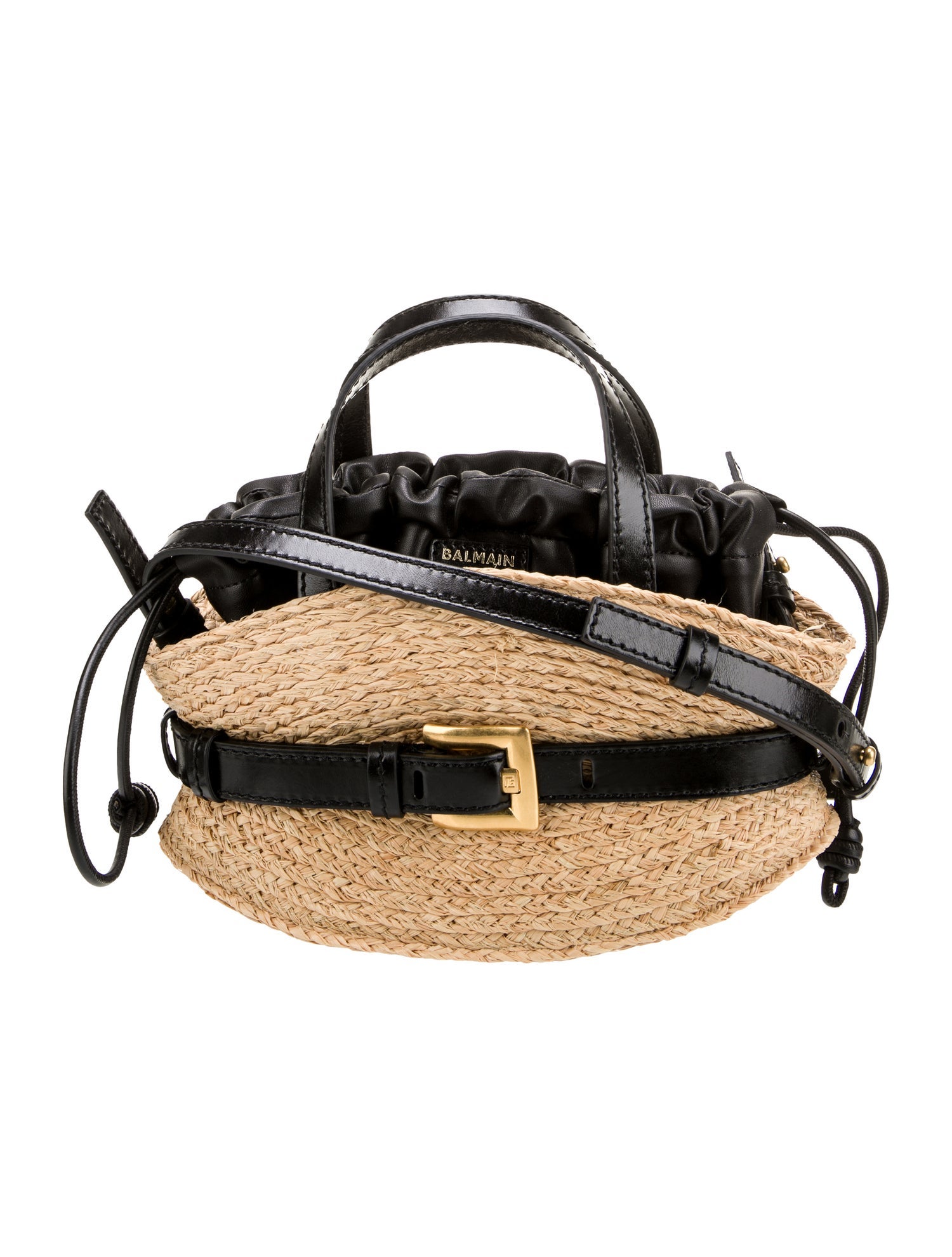 Balmain Raffia Shuffle Mini