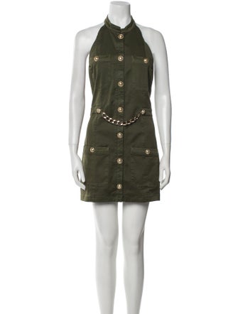 Balmain Halterneck Mini Dress