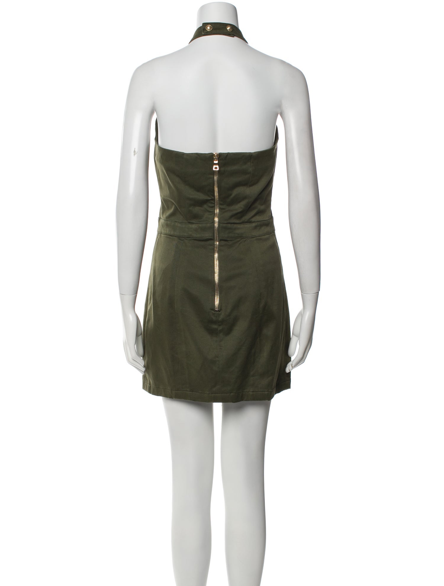 Balmain Halterneck Mini Dress