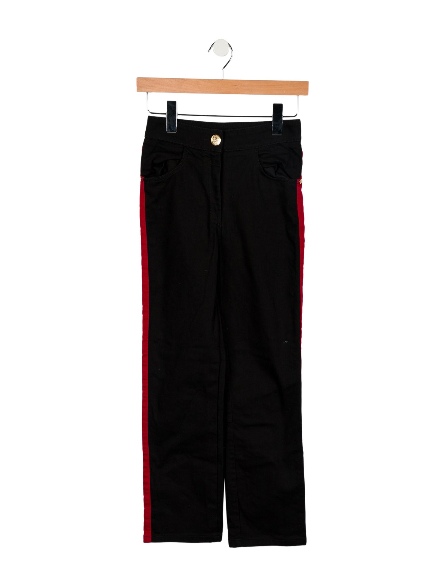 Balmain Mid-Rise Straight Leg Jeans