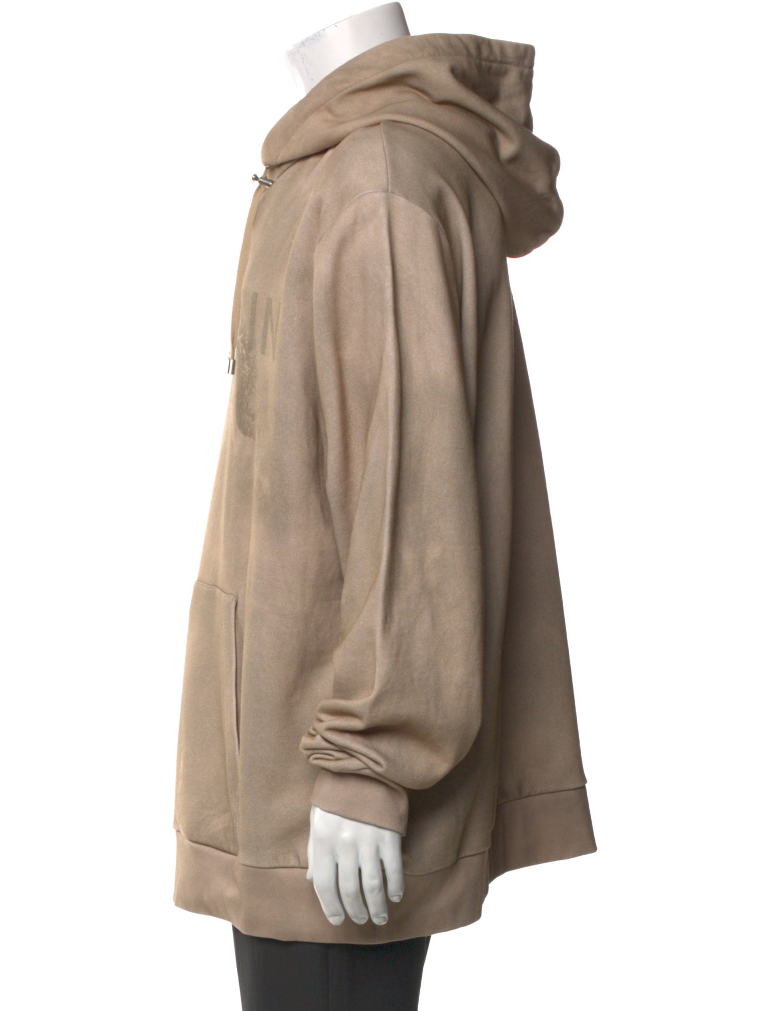 Balmain Graphic Print Crew Neck Hoodie