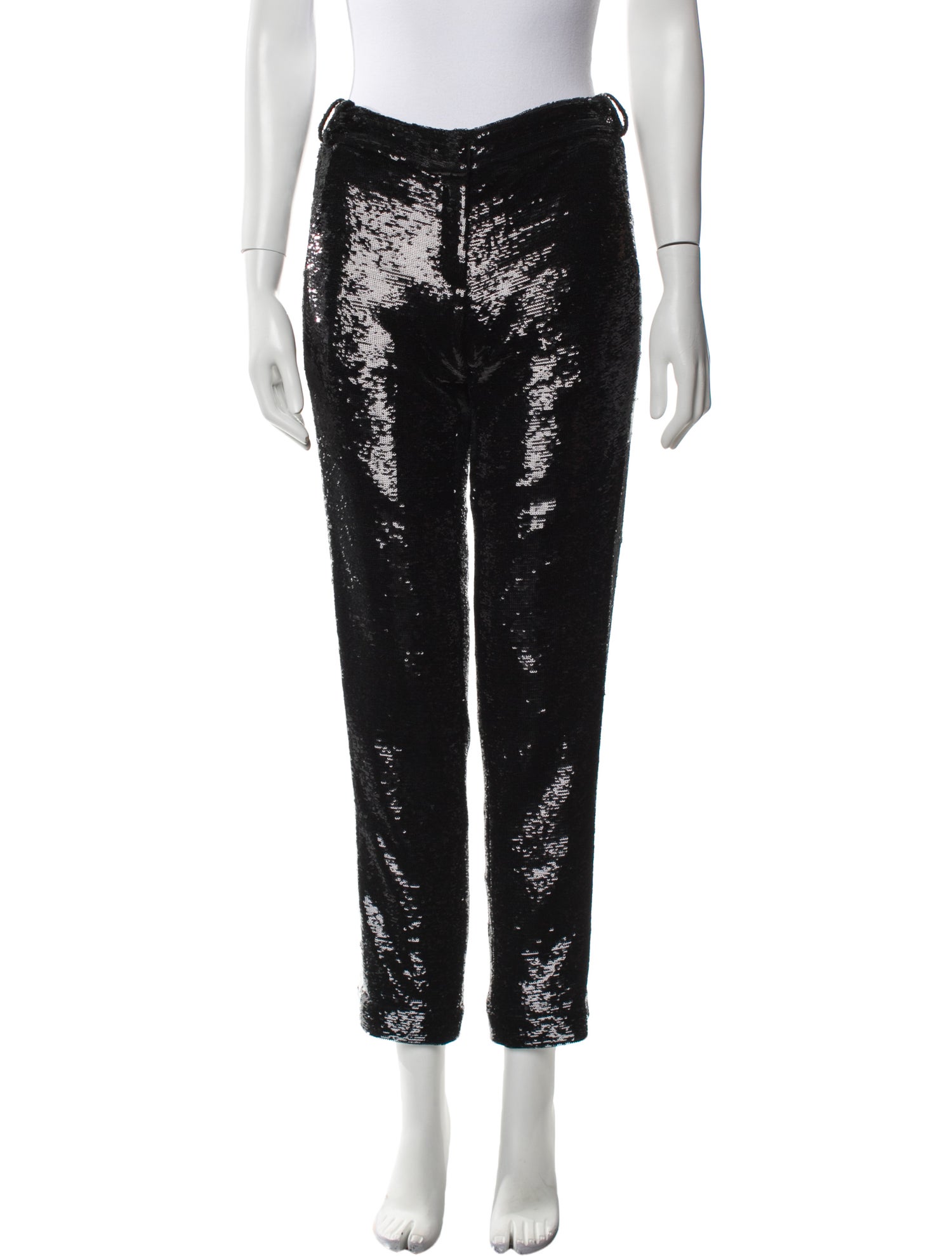 Balmain Printed Straight Leg Pants