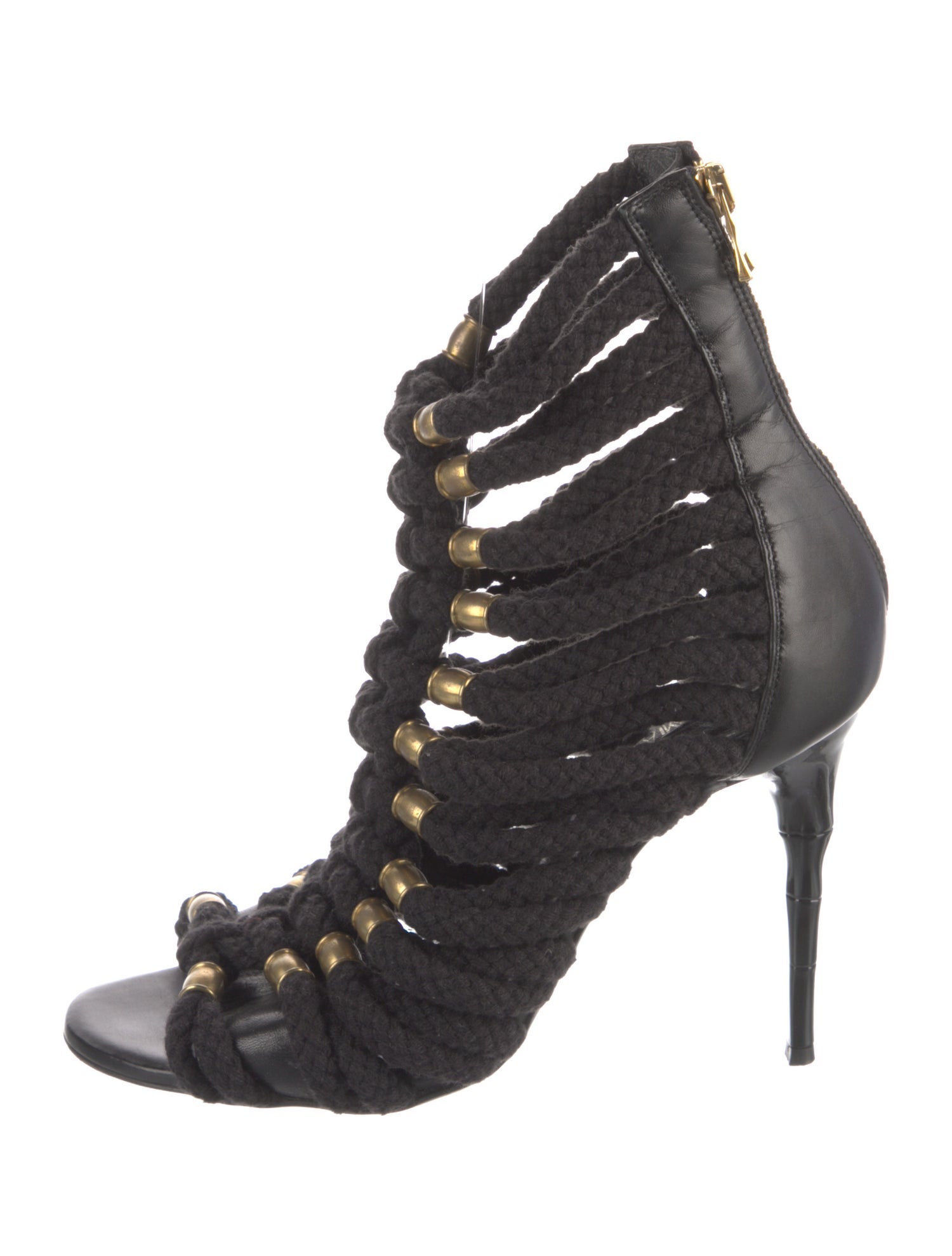 Balmain Cutout Accent Pumps