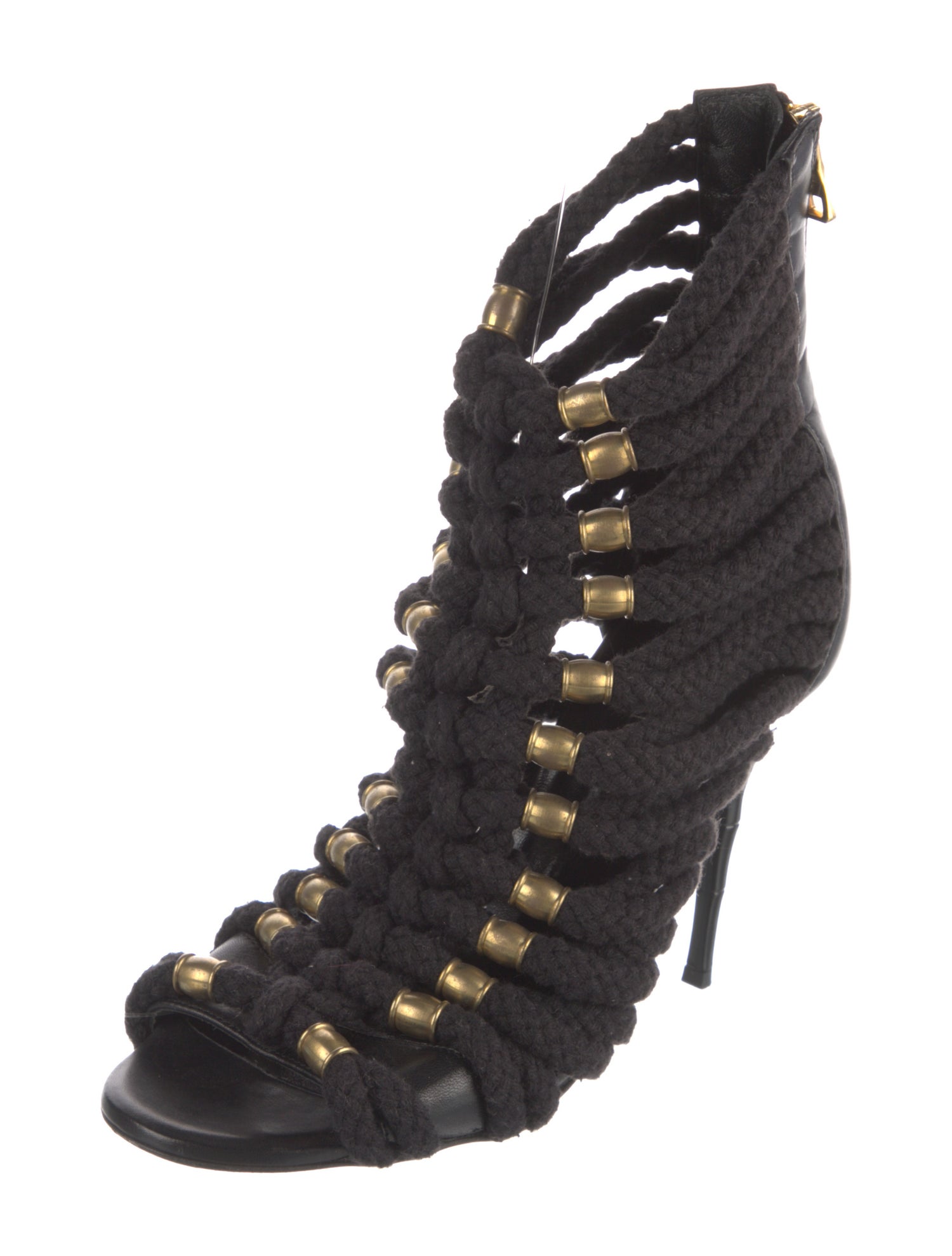 Balmain Cutout Accent Pumps