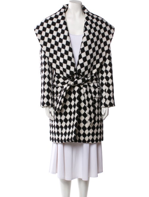 Balmain Wool Printed Coat