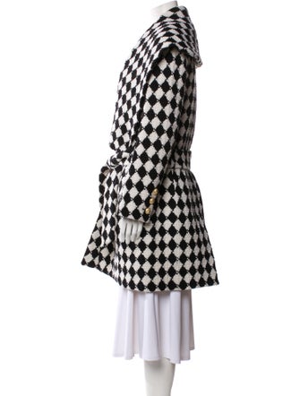 Balmain Wool Printed Coat