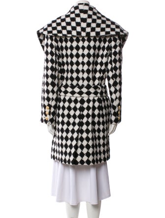 Balmain Wool Printed Coat
