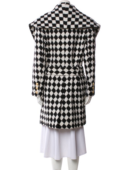 Balmain Wool Printed Coat