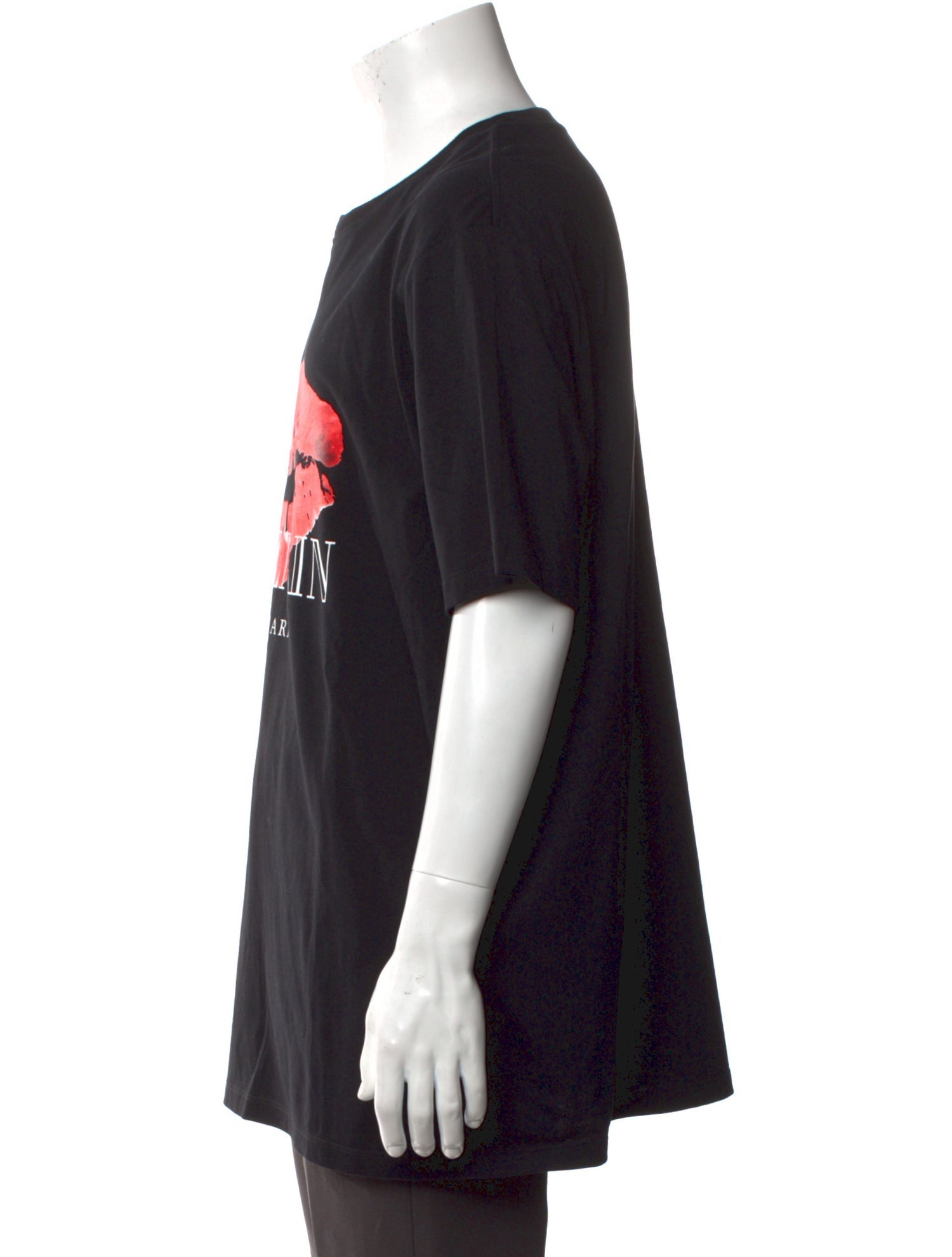 Balmain Graphic Print Crew Neck T-Shirt