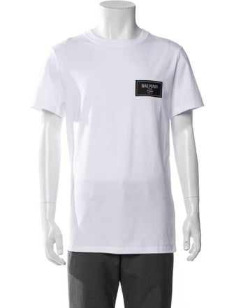 Balmain Graphic Print Crew Neck T-Shirt