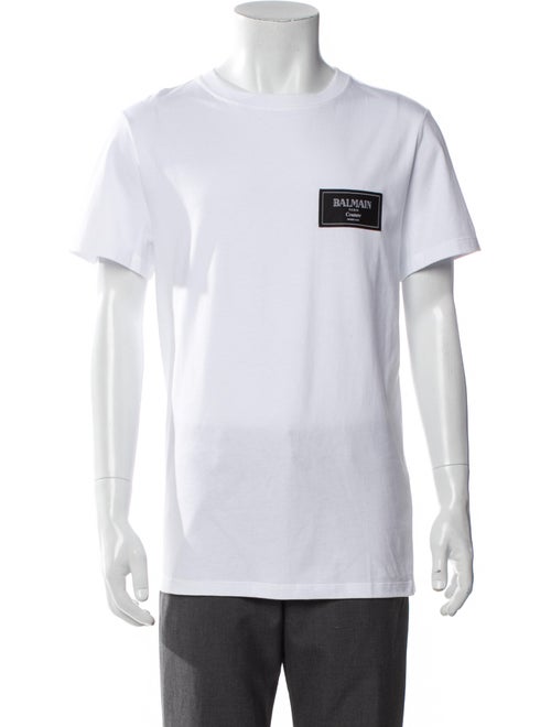 Balmain Graphic Print Crew Neck T-Shirt