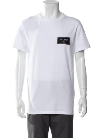 Balmain Graphic Print Crew Neck T-Shirt
