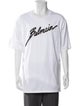 Balmain Graphic Print Crew Neck T-Shirt