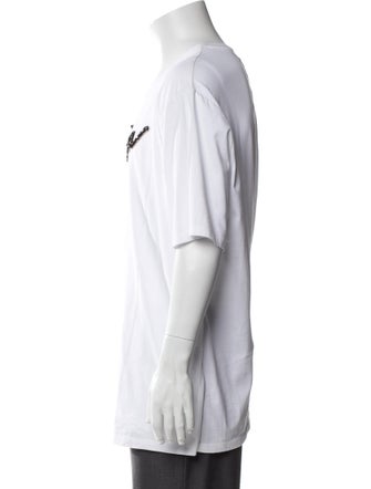 Balmain Graphic Print Crew Neck T-Shirt