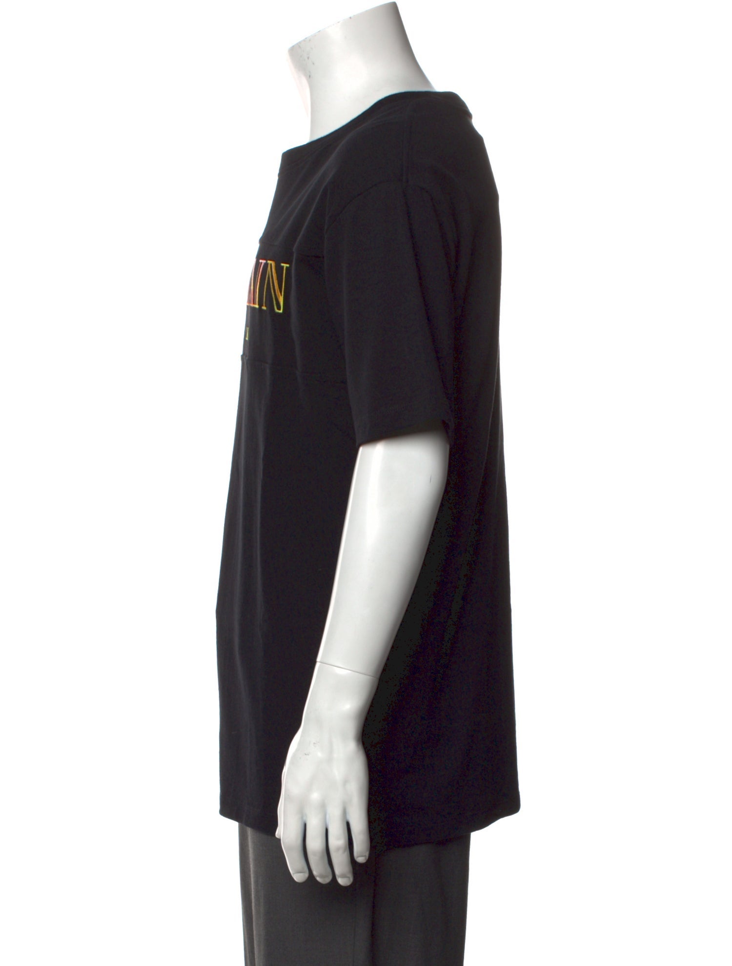 Balmain Graphic Print Crew Neck T-Shirt