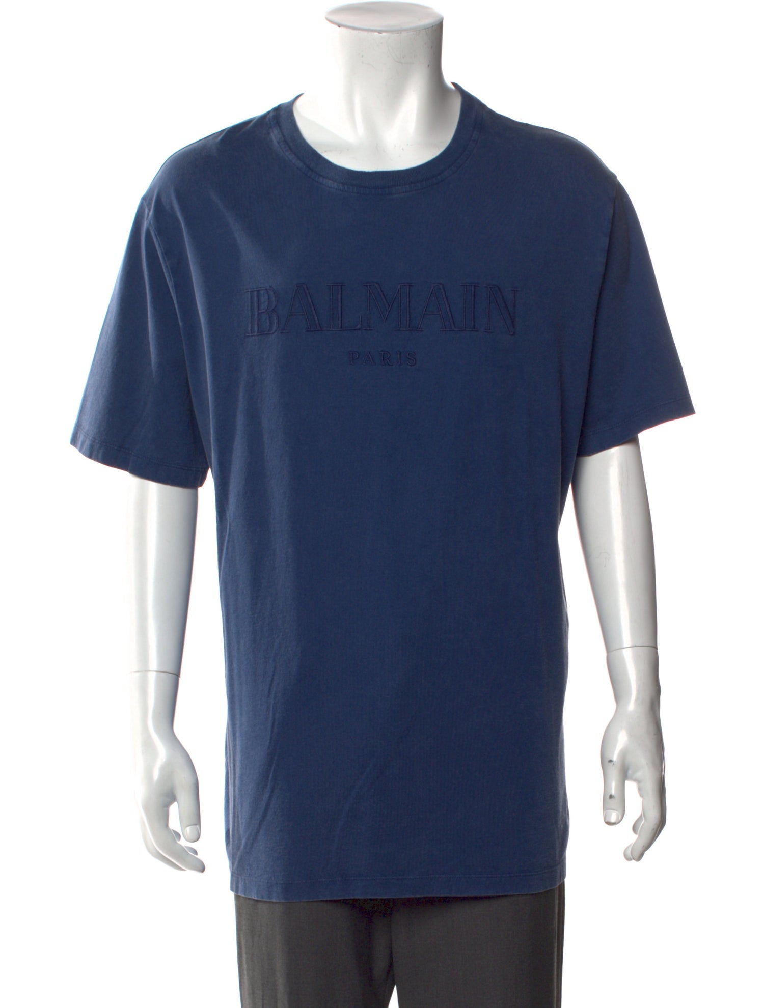 Balmain Graphic Print Crew Neck T-Shirt