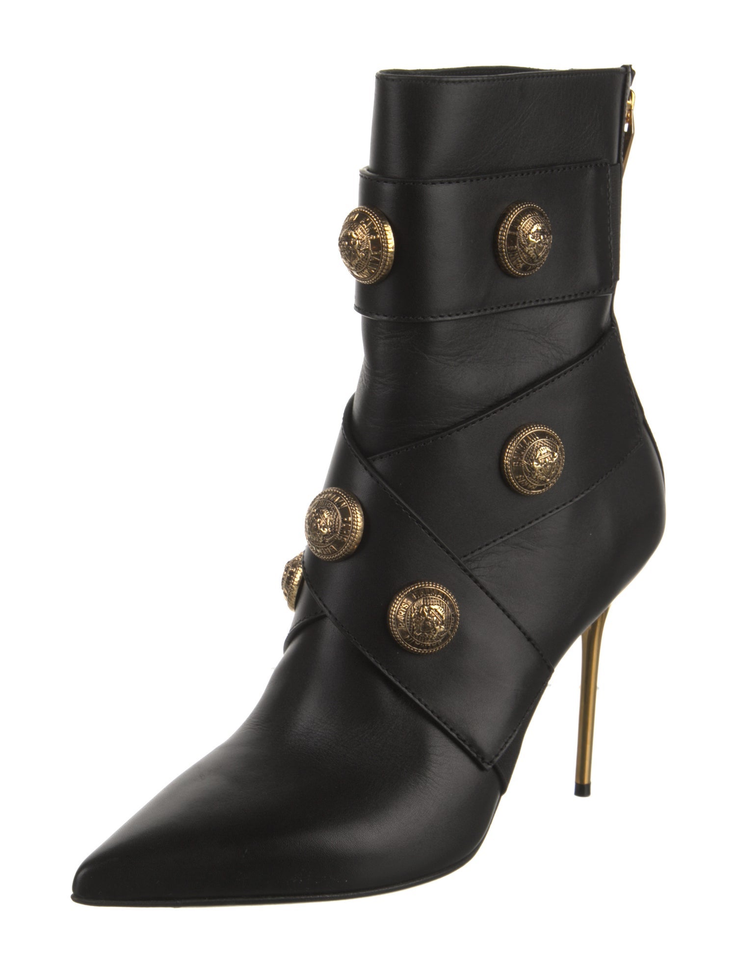 Balmain Leather Boots