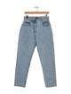Balmain High-Rise Straight Leg Jeans