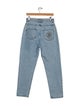 Balmain High-Rise Straight Leg Jeans