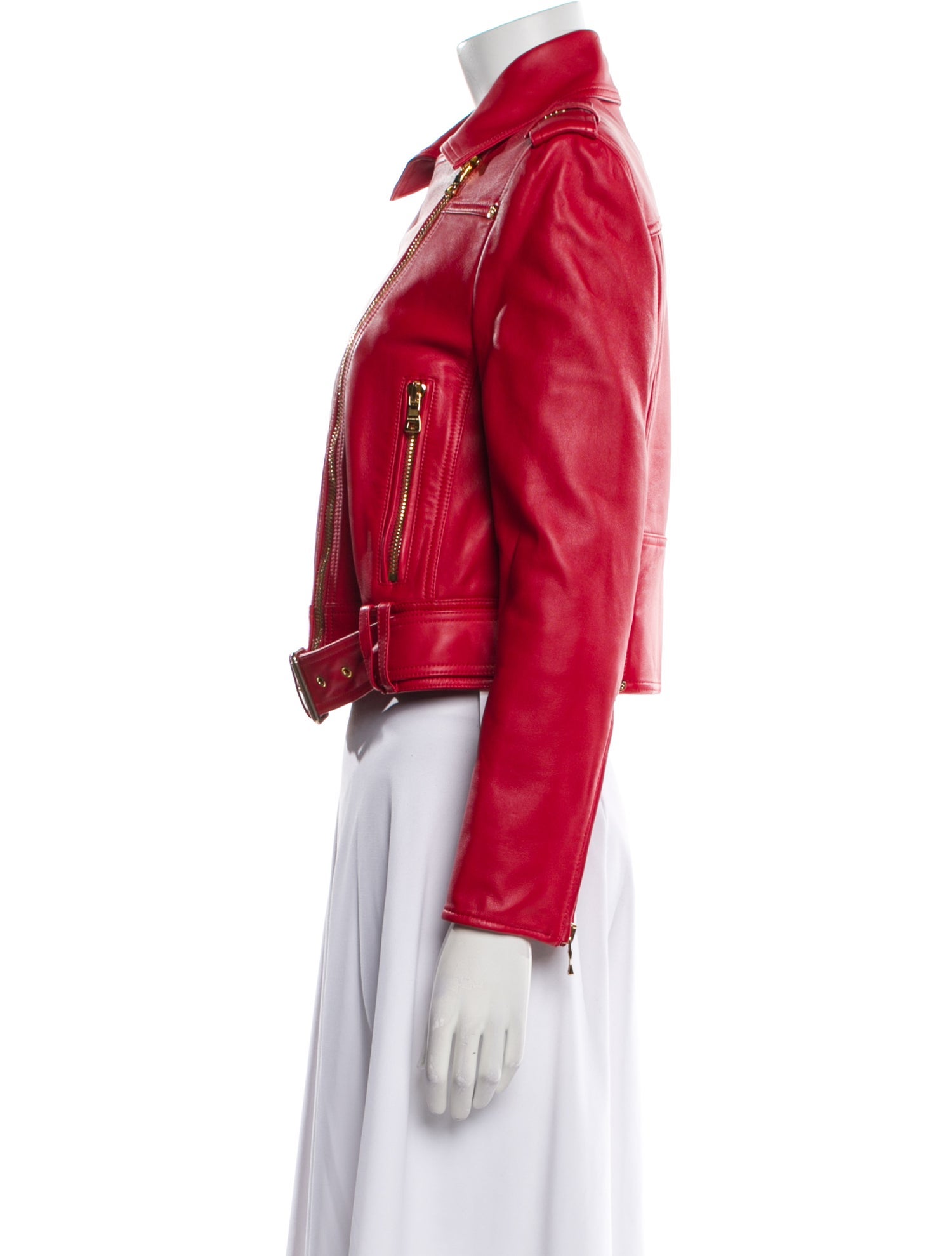 Balmain Leather Biker Jacket