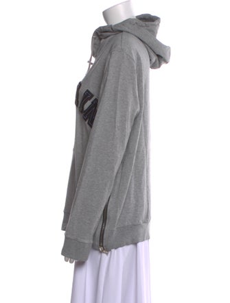 Balmain Graphic Print Crew Neck Sweatshirt