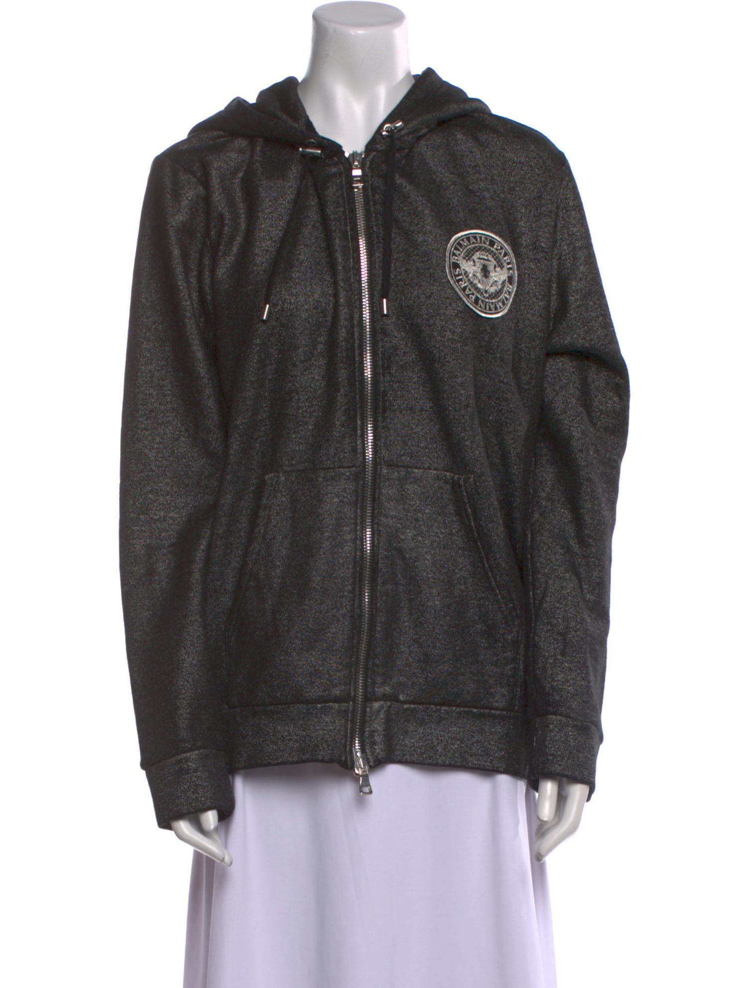 Balmain Crew Neck Long Sleeve Hoodie