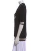 Balmain Merino Wool Graphic Print Sweater