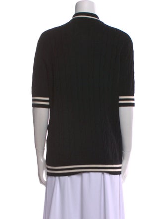 Balmain Merino Wool Graphic Print Sweater