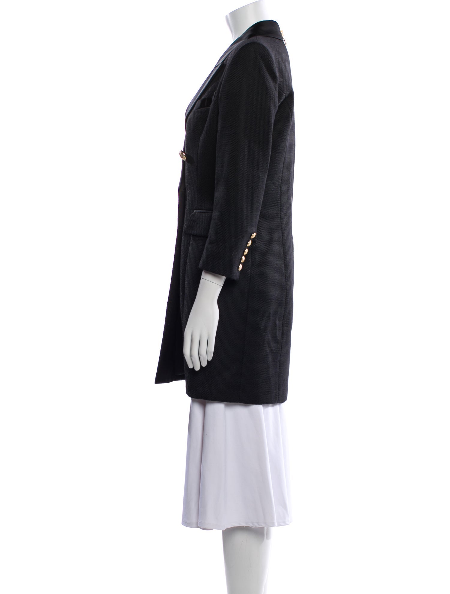 Balmain Wool Peacoat