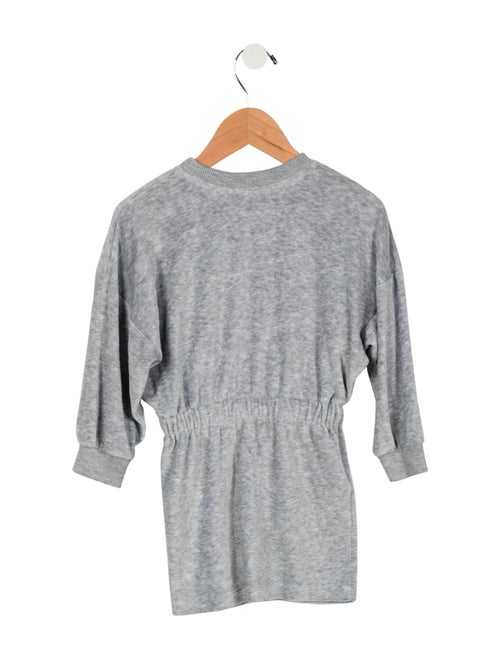 Balmain Toddler Girls' Logo Print Long Sleeve Dress