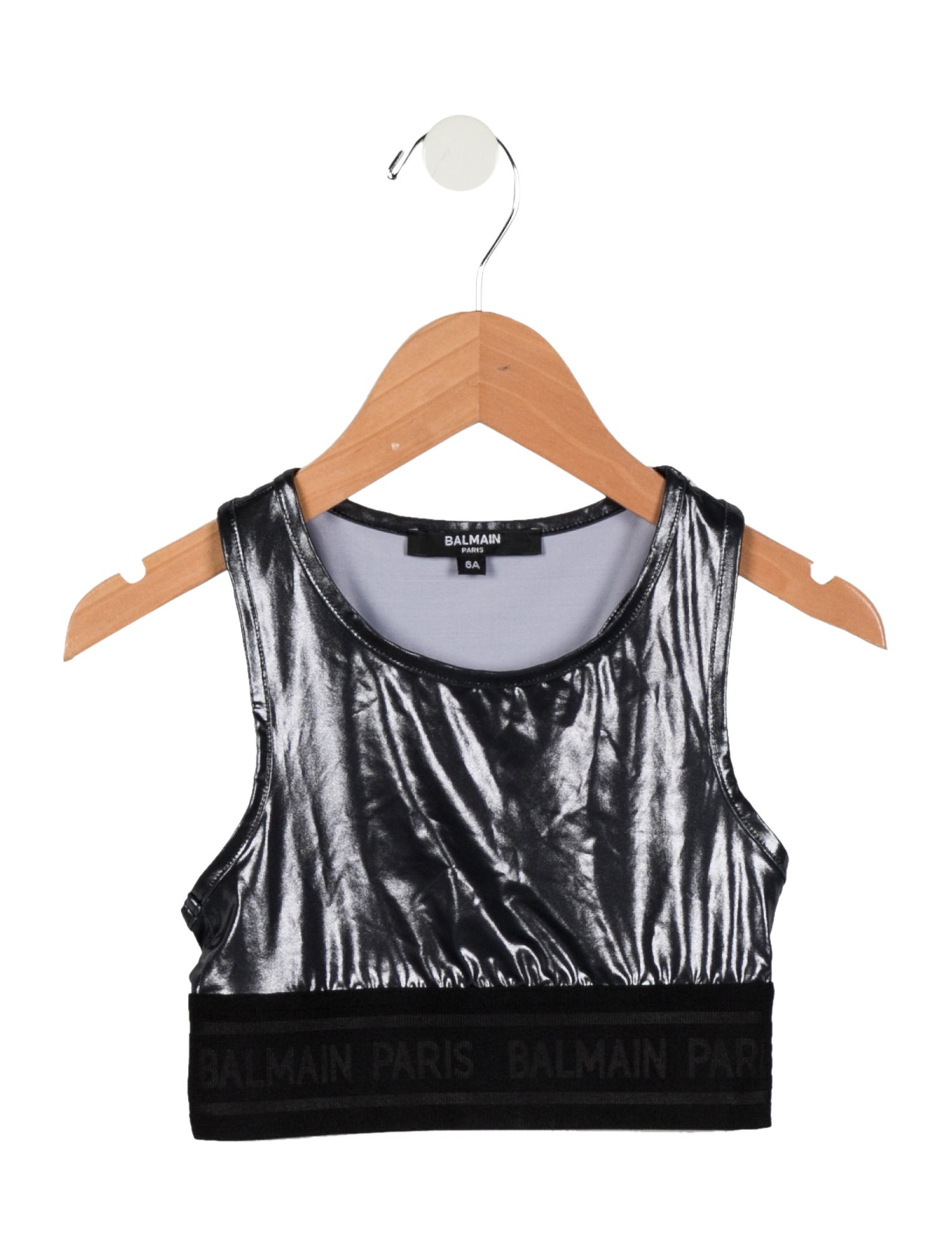 Balmain Toddler Girls' Logo Print Sports Bra