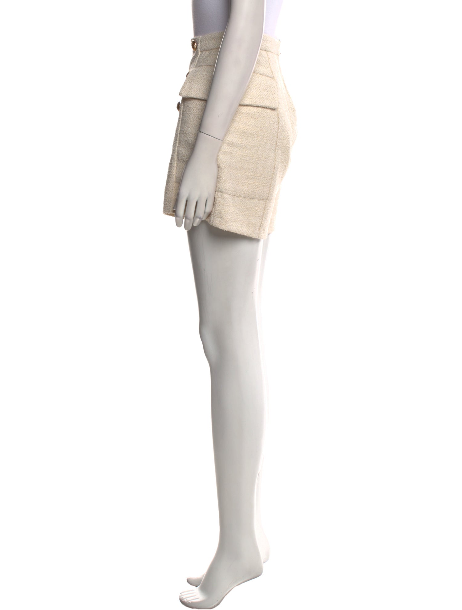 Balmain Kid Girls' Bouclé Shorts