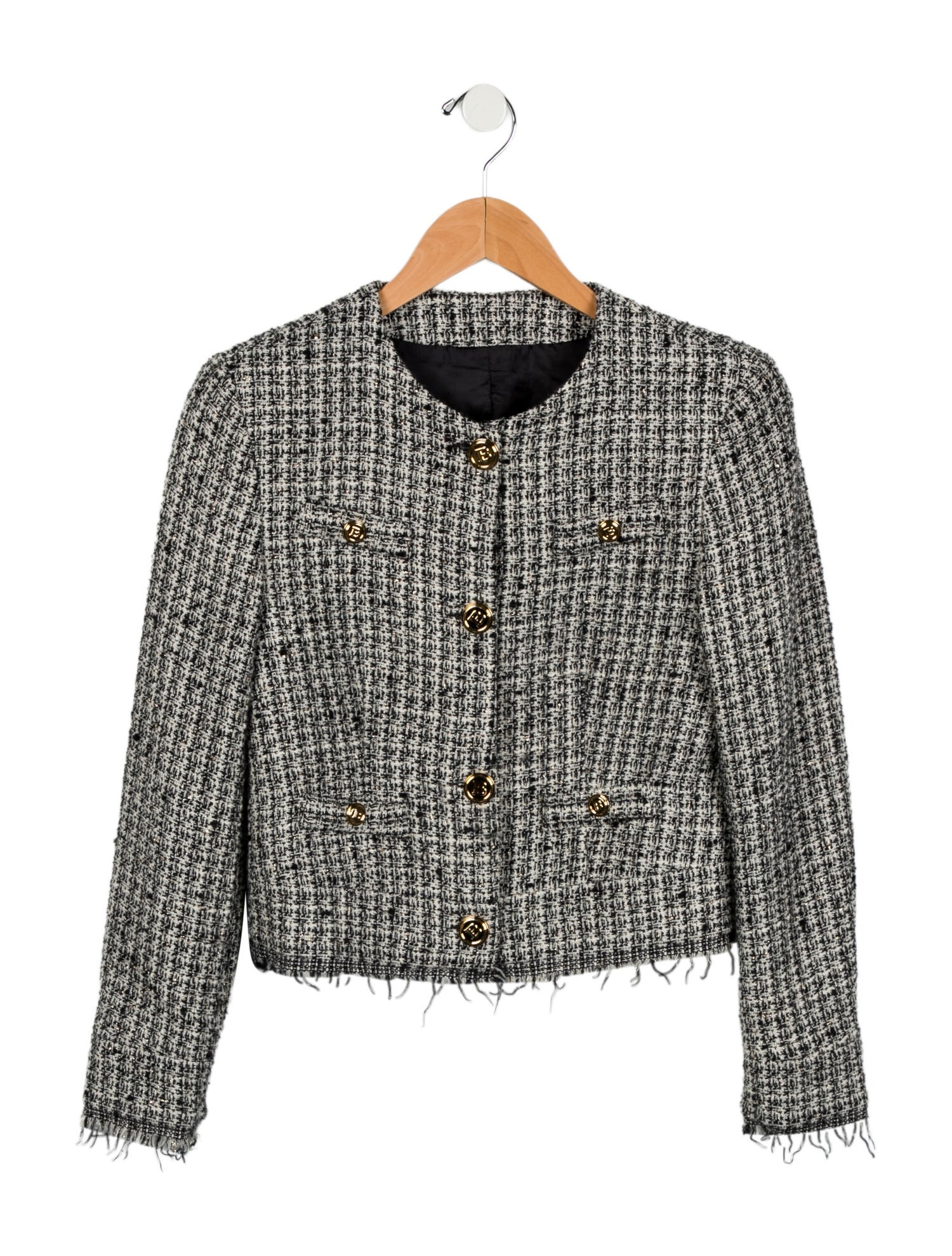 Balmain Kid's Tweed Jacket