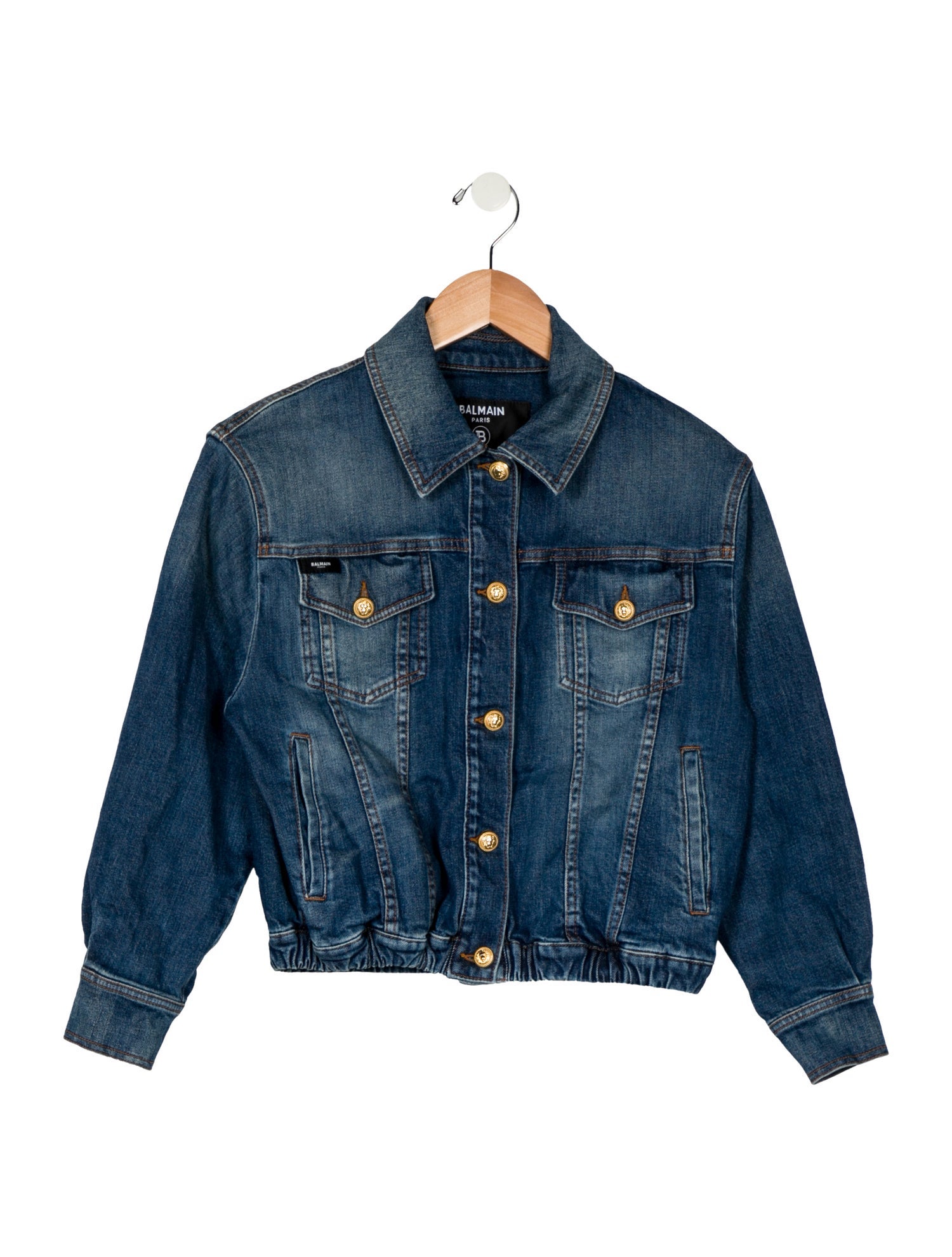 Balmain Girls' Denim Jacket