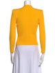 Balmain Mock Neck Long Sleeve Polo