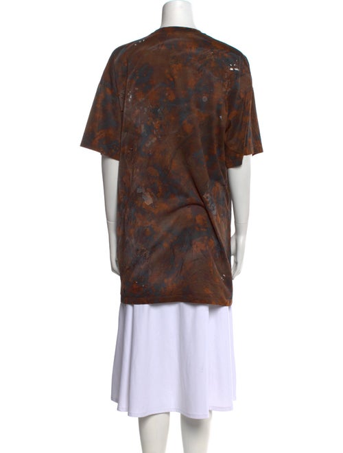 Balmain Graphic Print Crew Neck Tunic