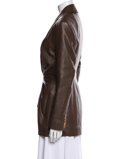 Balmain Leather Coat