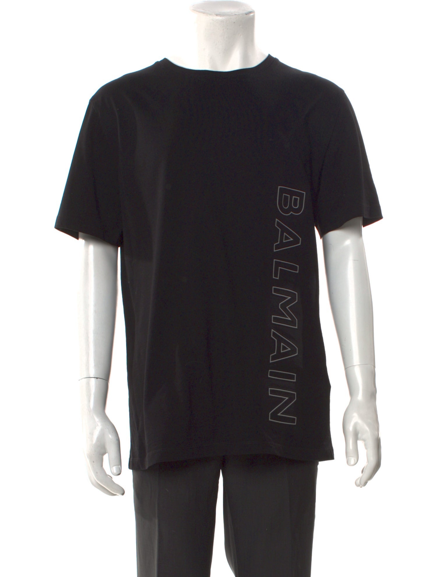 Balmain Signature Logo Graphic Print T-Shirt
